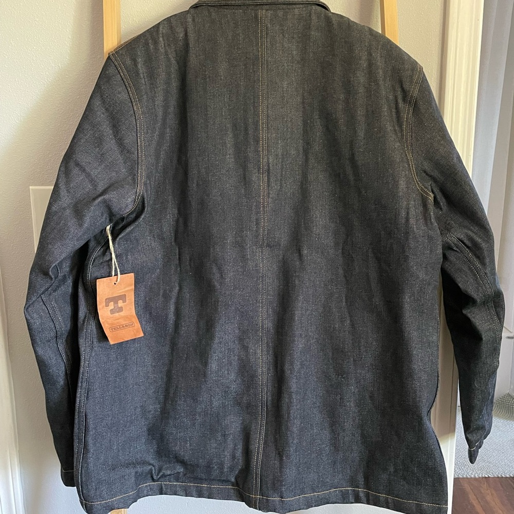 Tellason denim blanket-lined Baker Jacket XL - Picture 3 of 8